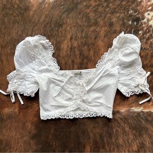 Urban Outfitters Puff Sleeve Top